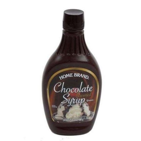 24 Oz. Chocolate Flavored Syrup-Home Brand, PK12